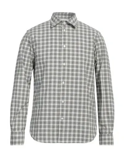 Officine Generale Officine Générale Alex Check Stretch Seersucker Button-up Shirt In Black