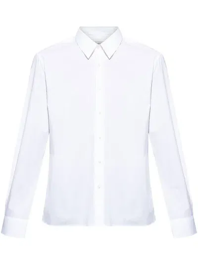 Officine Generale Poplin Shirt In ホワイト