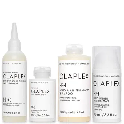 Olaplex No.0, No.3, No.4, No.8 Bundle In White