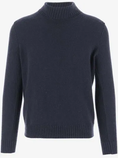 Oliver Lattughi Cashmere Pullover In Blue