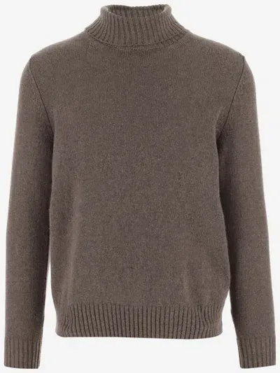 Oliver Lattughi Cashmere Pullover In Brown