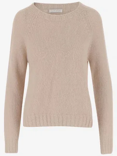 Oliver Lattughi Wool Blend Sweater In Light Pink