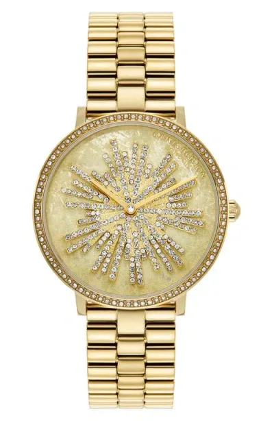 Olivia Burton Women's Ice Burst Gold-tone Stainless Steel Bracelet Watch 35mm