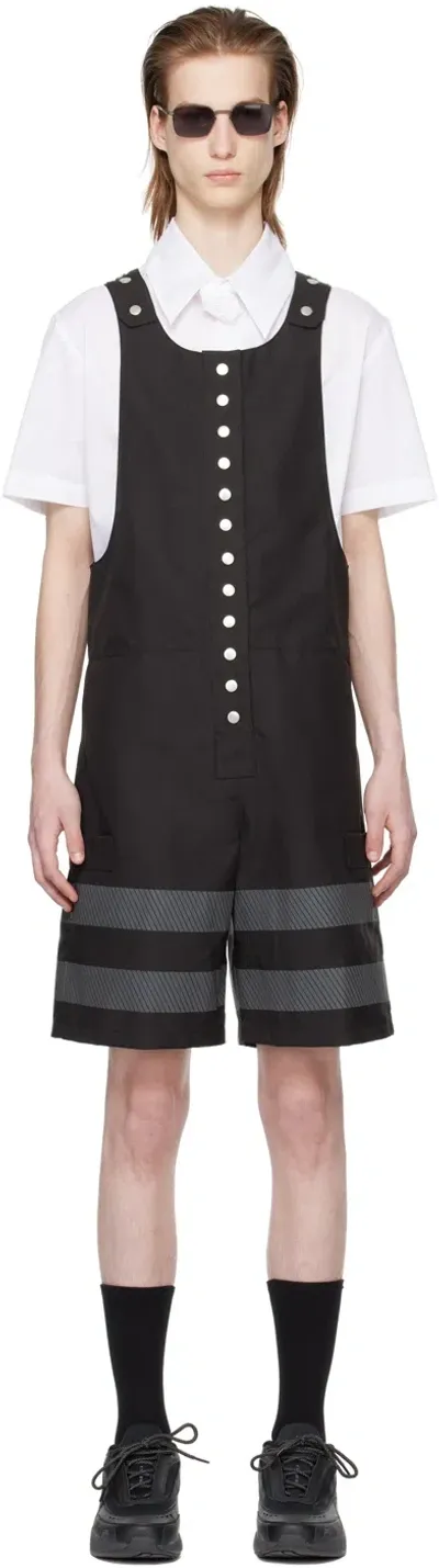 Olly Shinder Black Reflective Overalls