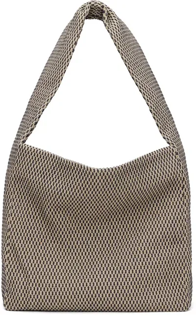 Omar Afridi Beige Factory Tote In Woven