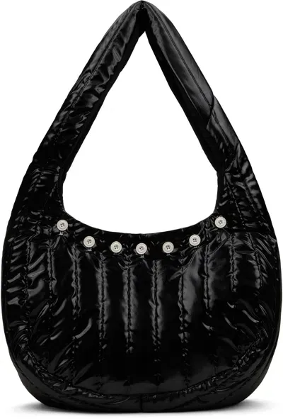 Omar Afridi Black Quilted Lidia Tote