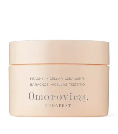 Omorovicza Peachy Micellar Cleansing Pads In White