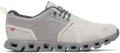 On Beige Cloud 5 Waterproof Sneakers In Pearl | Fog