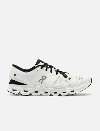 On Cloud X 4 Rubber-trimmed Mesh Running Sneakers In White