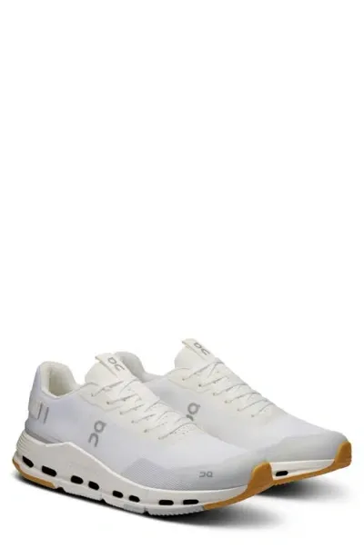 On Cloudnova Form 2 Sneaker In White/white