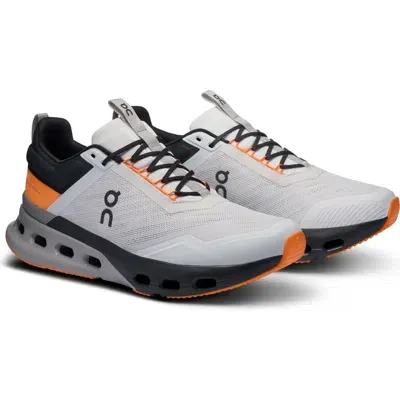 On Cloudnova X Training Sneaker In Frost/orange