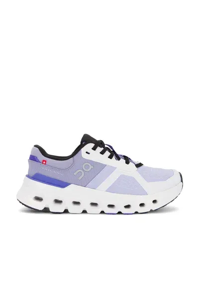 On Cloudrunner 2 Sneaker In Nimbus & Blueberry