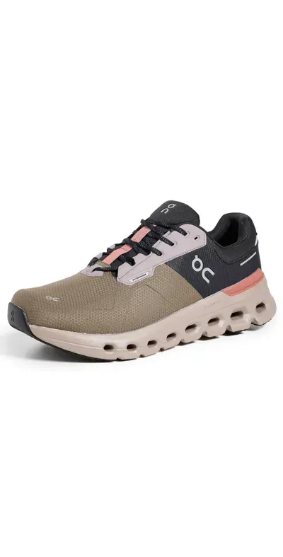 On Cloudrunner 2 Waterproof Sneakers Olive/mahogany