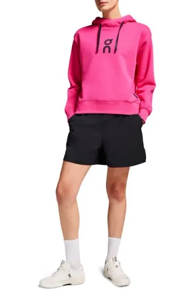 On Club Cott Blend Hoodie In Pink