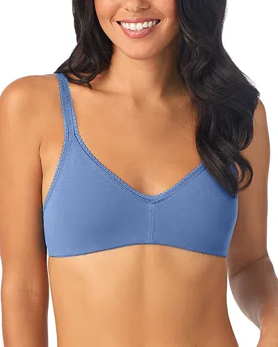 On Gossamer Cabana Cotton Blend Stretch Bralette In Riverside