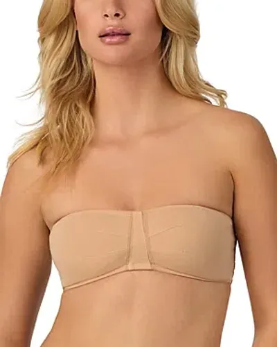 On Gossamer Cabana Strapless Bandeau Bra In Champagne