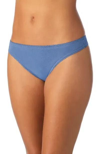 On Gossamer Cabana Stretch Cotton Thong In Riverside