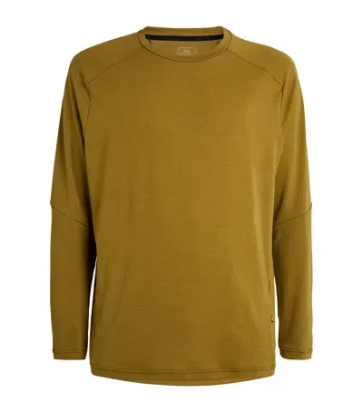 On Running Focus-t Long-sleeve T-shirt In Green