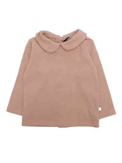 One More In The Family Kids' Collar Blouse In Pink