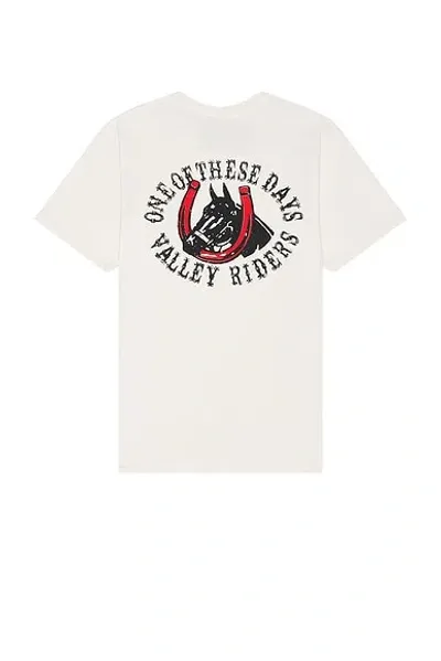 One Of These Days Valley Riders Tee In Bone