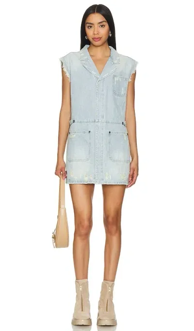 One Teaspoon Palisades Denim Dress In Old West