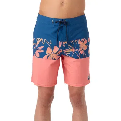 O'neill Hyperfreak Heat Block Swim Trunks In Crab Apple