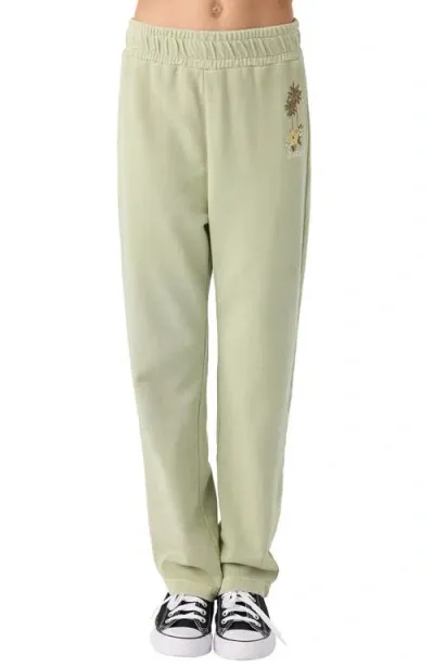 O'neill Kids' Milena Graphic Sweatpants In Desert Sage