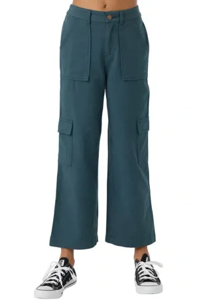 O'neill Kids' Summer Cargo Ankle Pants In Slate