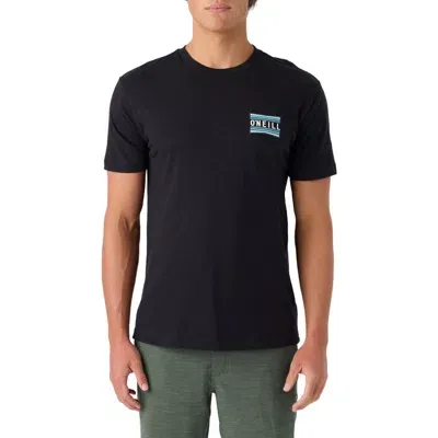 O'neill Working Stiff Graphic T-shirt In Black