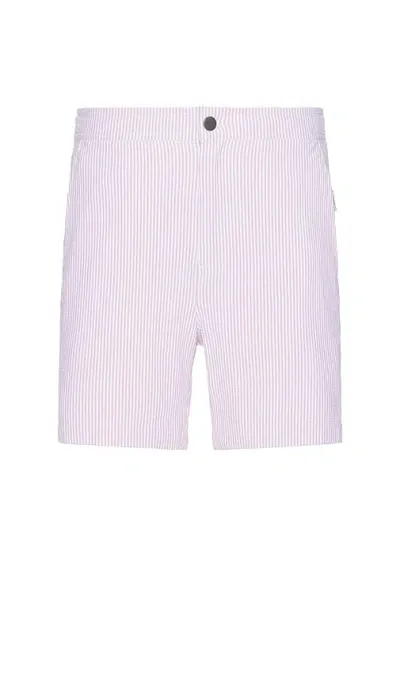 Onia Calder 6 E Swim Short In Rosette & White