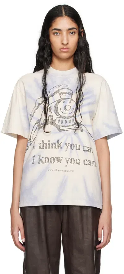 Online Ceramics Multicolor 'i Think I Can' T-shirt In Tie-dye