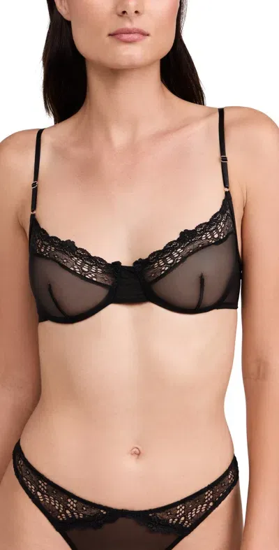 Only Hearts Demi Underwire Bra Black