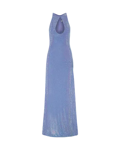 Onori Crystal Maxi Dress In Purple