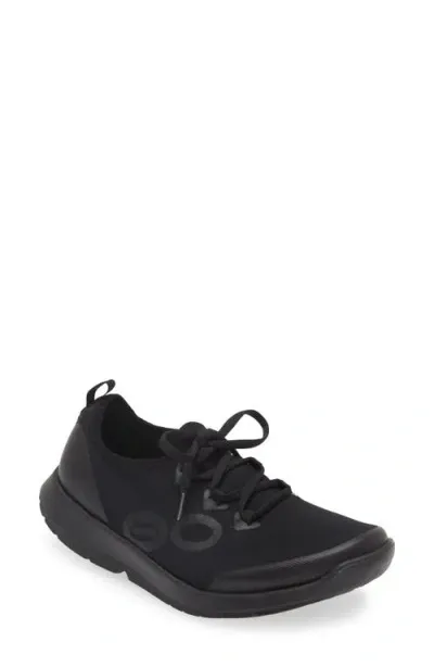 Oofos Oomg Sport Sneaker In Black/black