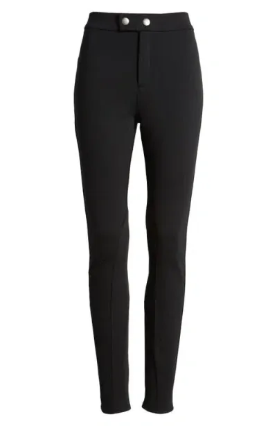 Open Edit Stretch Fitted Pants In Black