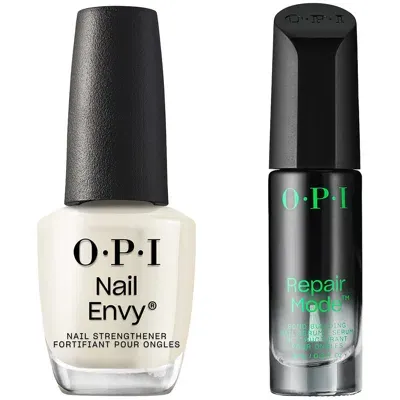 Opi Nail Envy Original And Repair Mode Serum Bundle In White