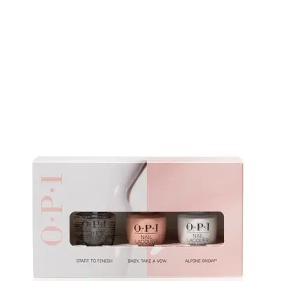 Opi Nail Lacquer French Manicure Kit Gift Set - 3 X 15ml In White