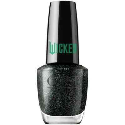 Opi X Wicked Nail Lacquer 15 ml - Deflying Gravity - Blue Nail Polish In #2e312e||deflying Gravity