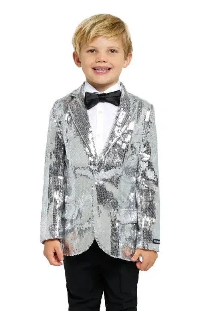 Opposuits Kids' Sequin Sport Coat In Silver