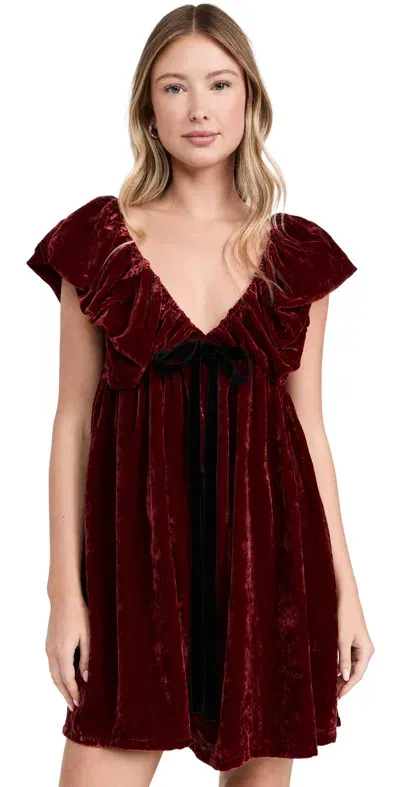 Opt O. P.t Didi Dress Burgundy