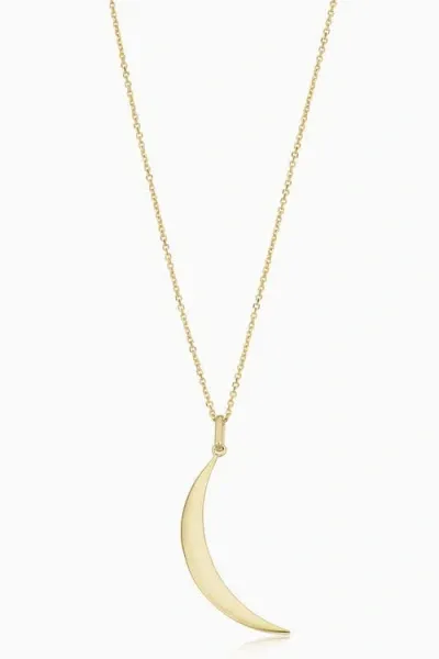 Oradina 14k Gold Bella Luna Pendant Necklace In Yellow Gold