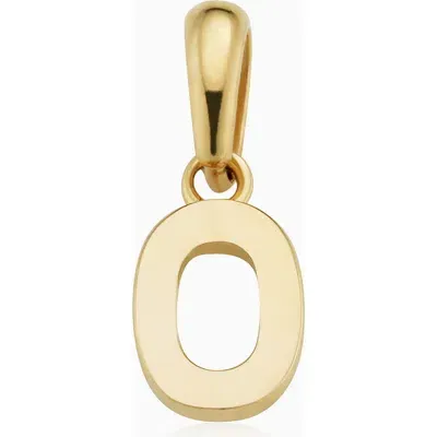 Oradina 14k Gold My Number Pendant Charm In Number 5