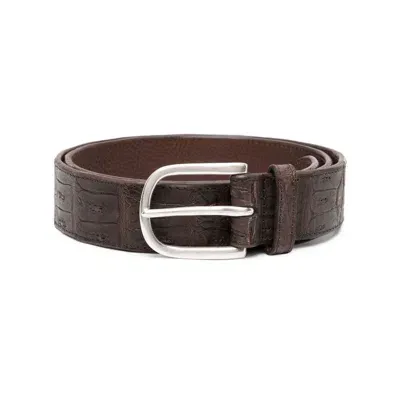 Orciani Belts In Brown