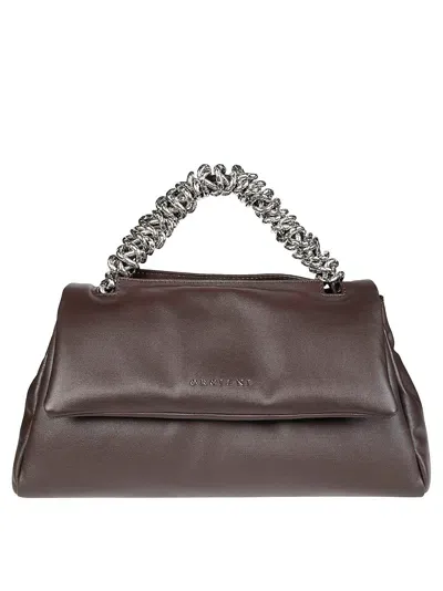 Orciani Borsa In Pelle Nappa Bold In Brown