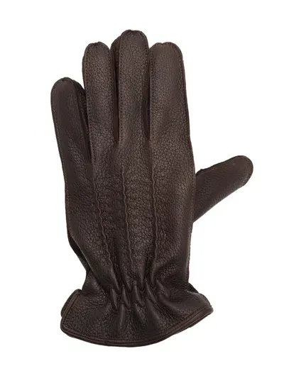 Orciani Gloves In Brown