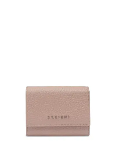 Orciani Logo-lettering Wallet In Neutrals