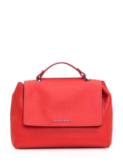 Orciani Small Sveva Soft Bag In Red