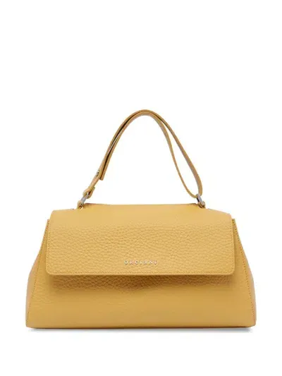 Orciani Sveva Longuette Tote Bag In Yellow