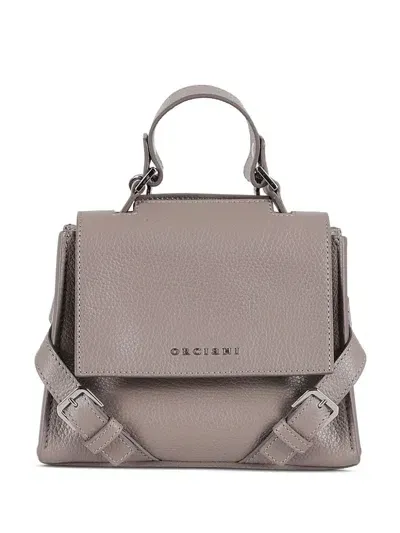 Orciani Sveva Sense Two-way Handbag In Grey