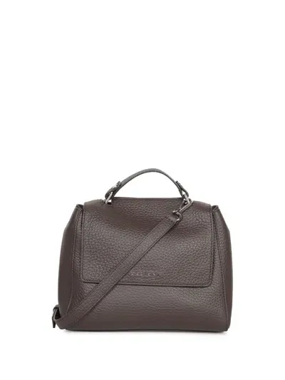 Orciani Sveva Soft Dark Brown Bag